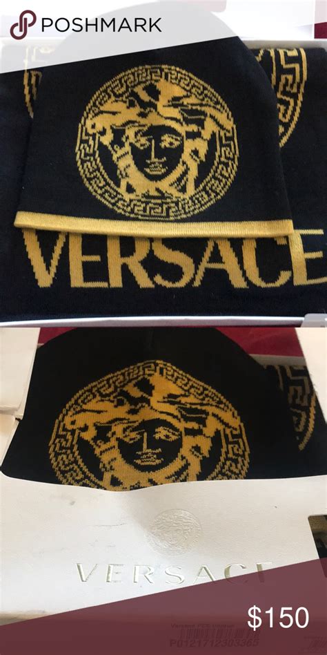 versace hat and scarf set|Versace scarf price.